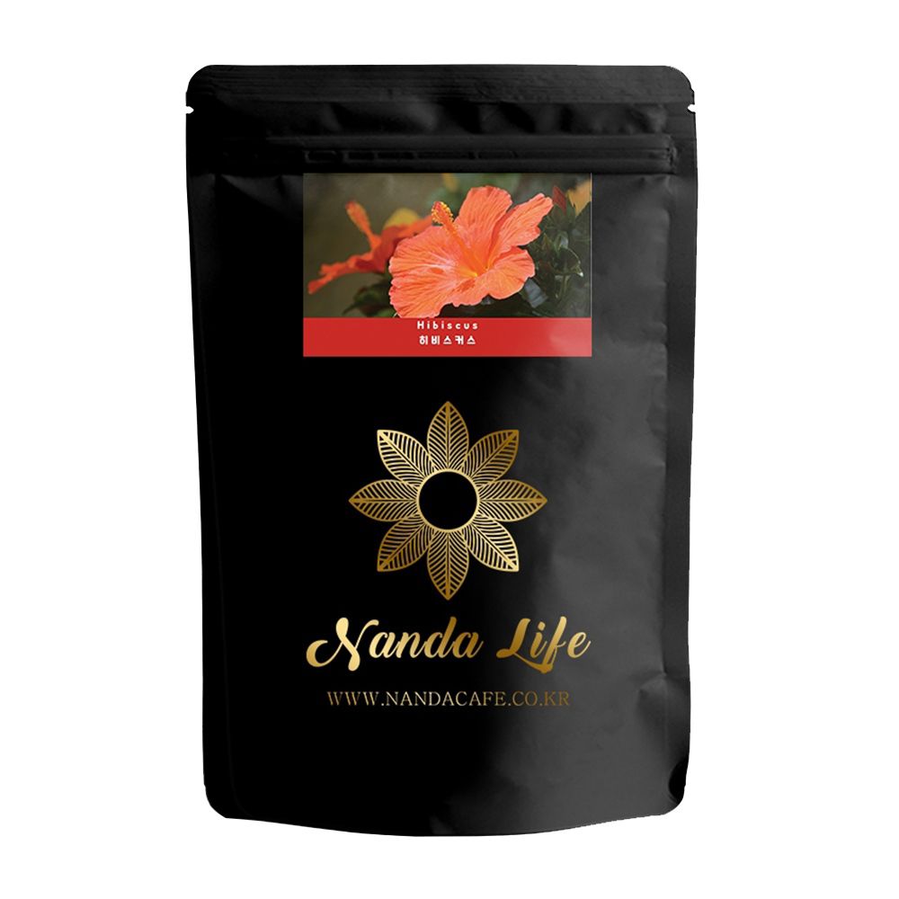 Nanda Life Premium Hibiscus Tea 50 Tea Bags Pure Egyptian Herb Tea for Healthy Daily Wellness Habit
